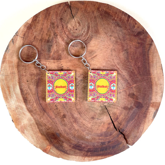 Sialkot printed keychain