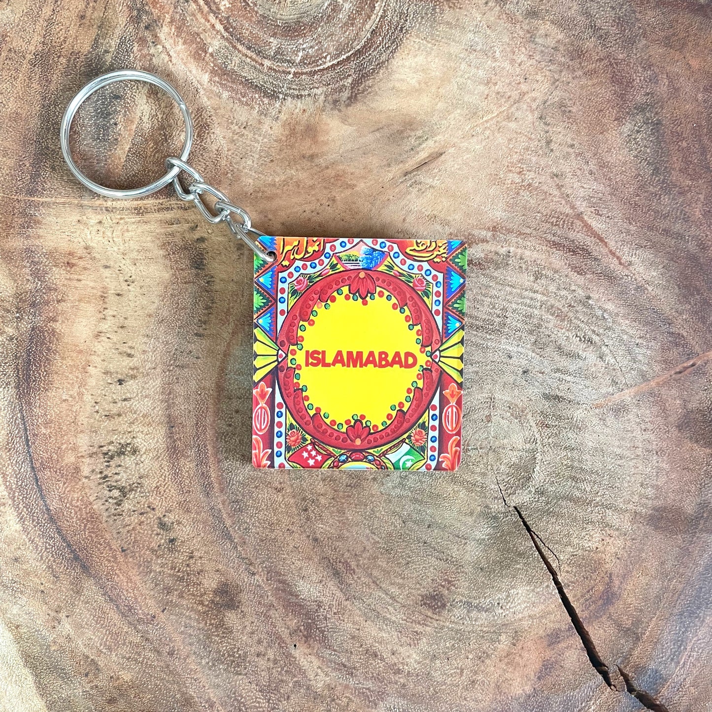 Islamabad printed keychain