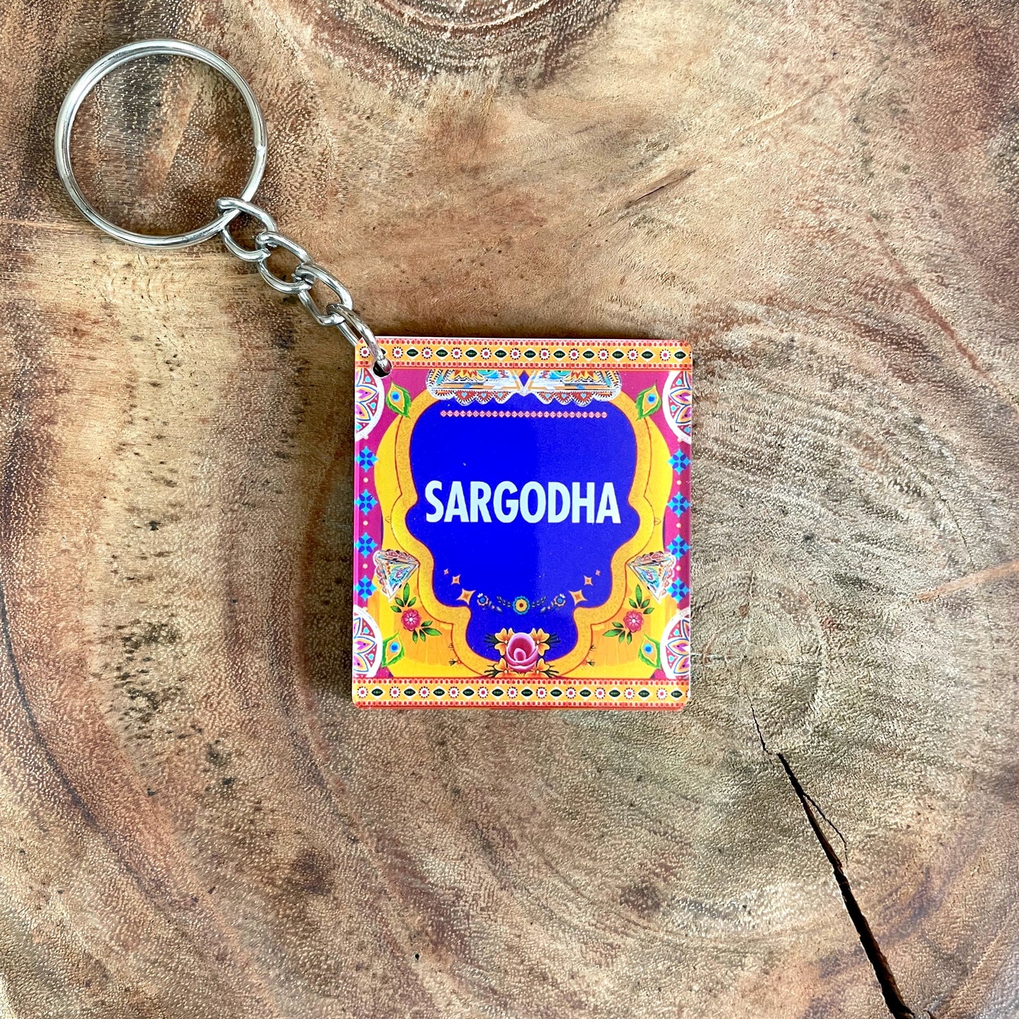 Sargodha printed keychain