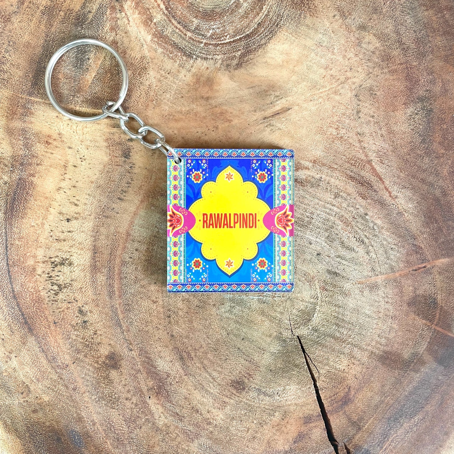 Rawalpindi printed keychain