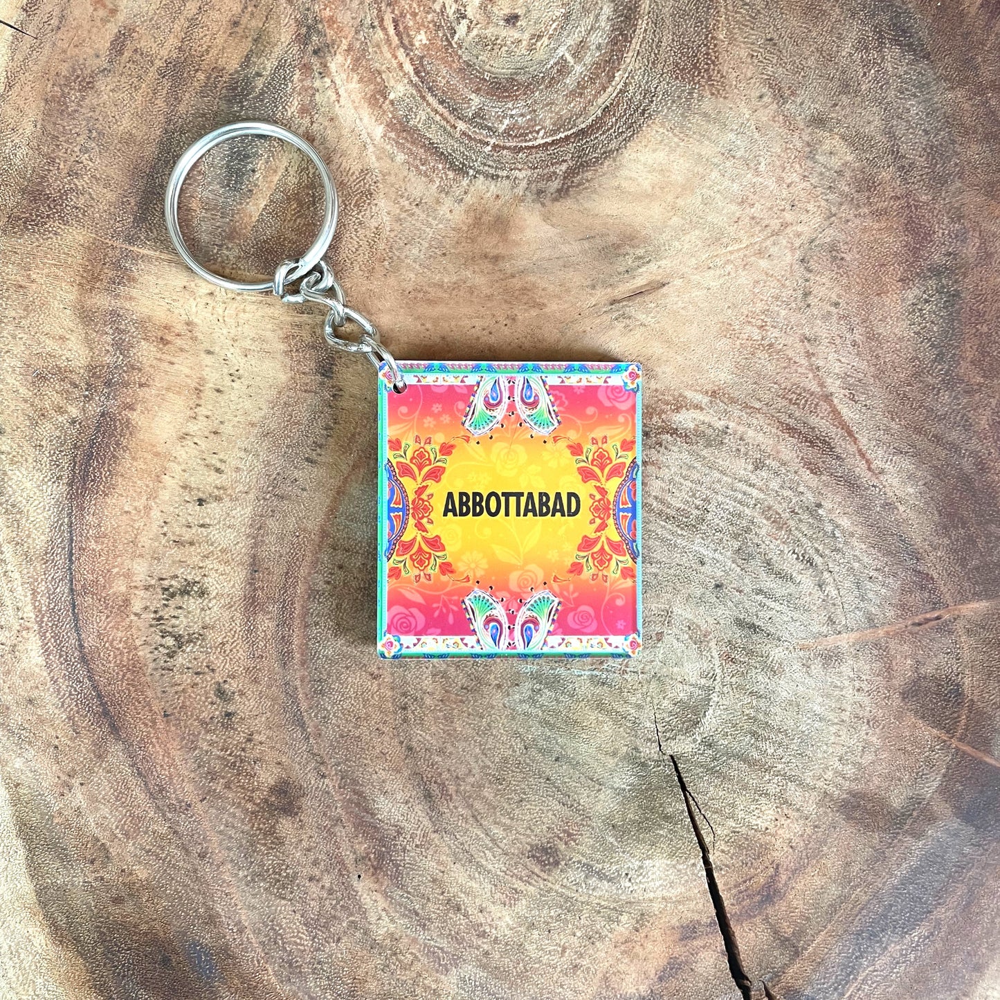 Abbotabad printed keychain