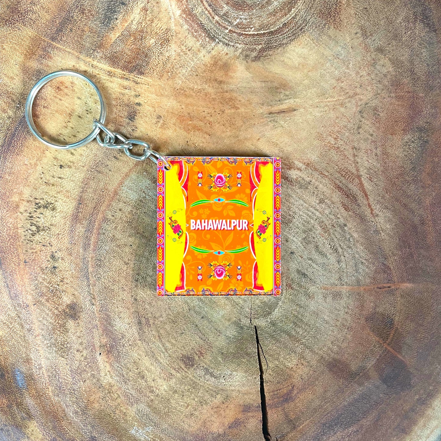 Bahawalpur printed keychain