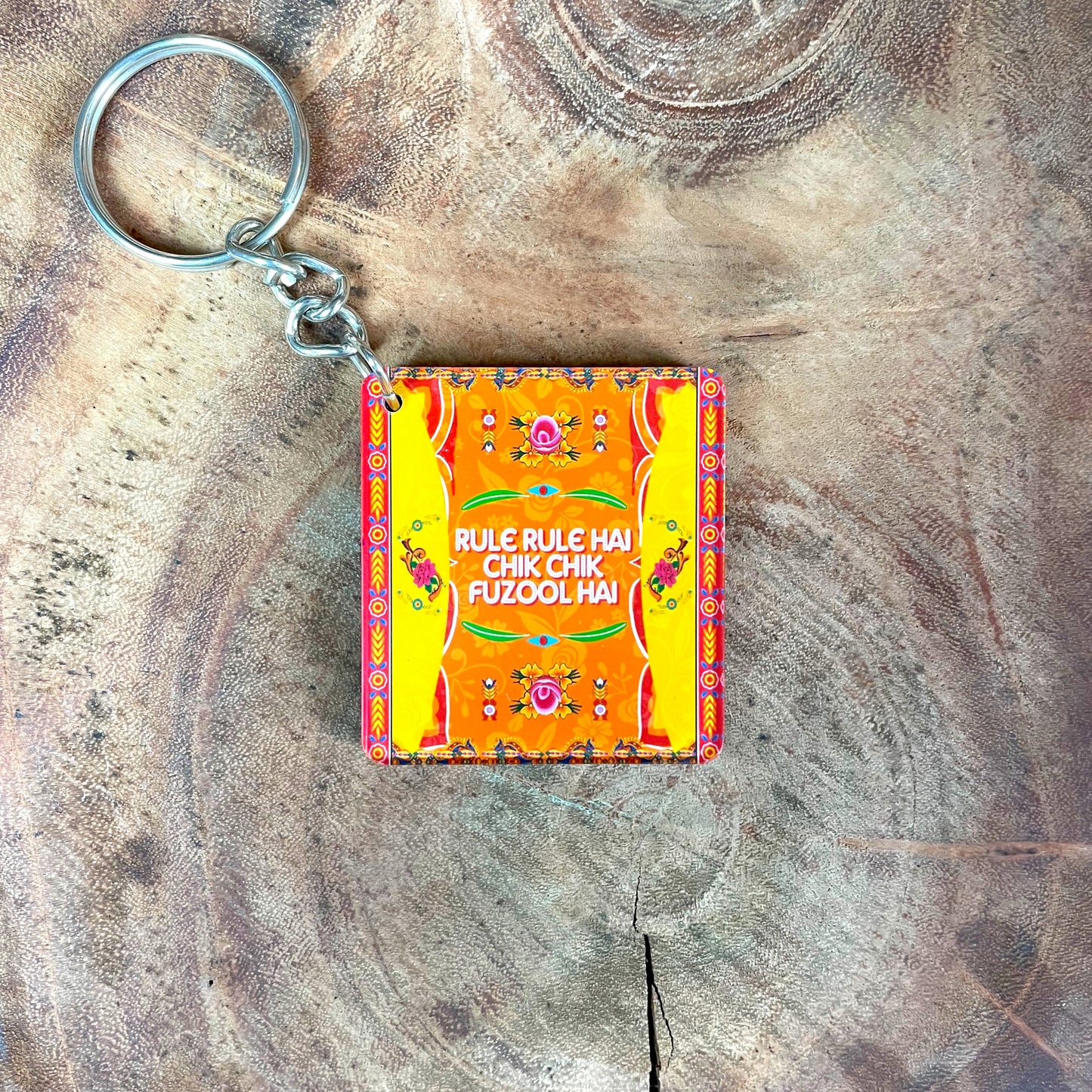 Chik chik printed keychain