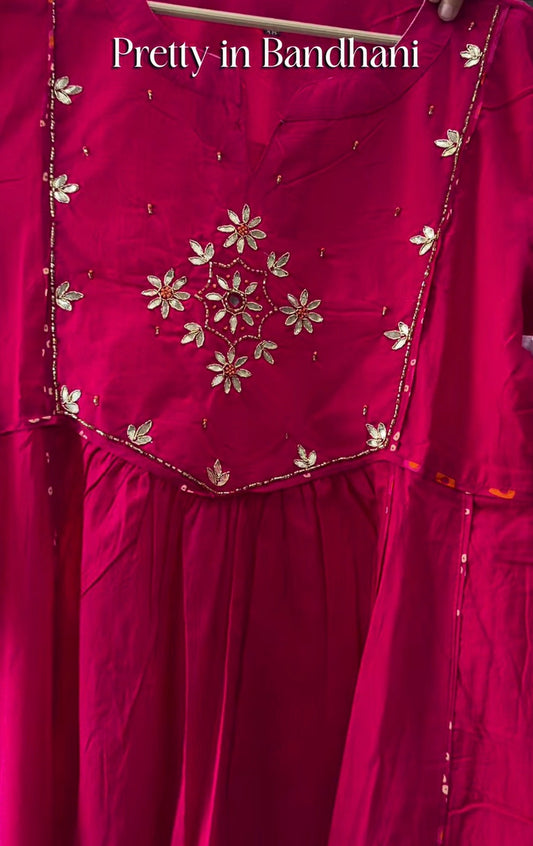 Pretty in Bandhini 3 Piece Suit Set